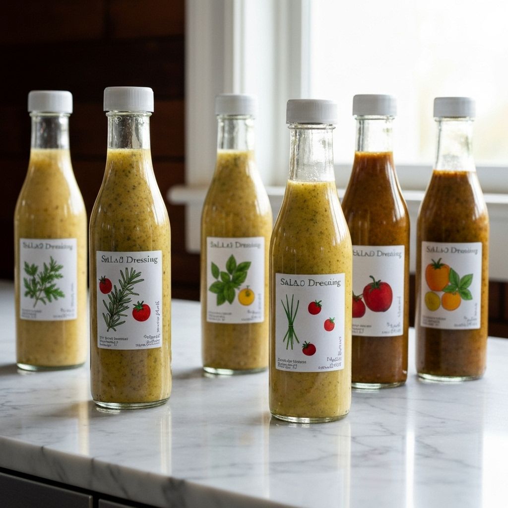 Molhos Caseiros para Salada